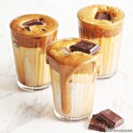 Mokka dalgona koffie - ijskoffie met chocolade