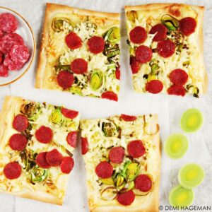 flammkuchen met prei